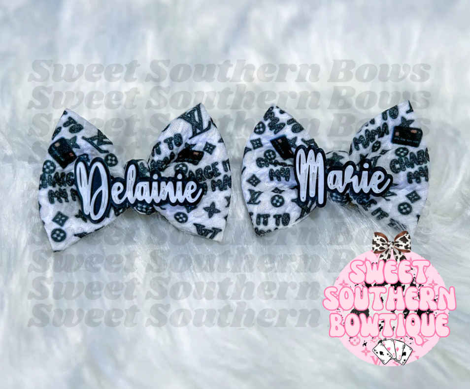 Personalized Name Clip - Piggies