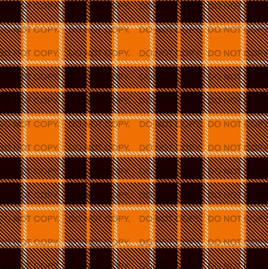 Orange Plaid