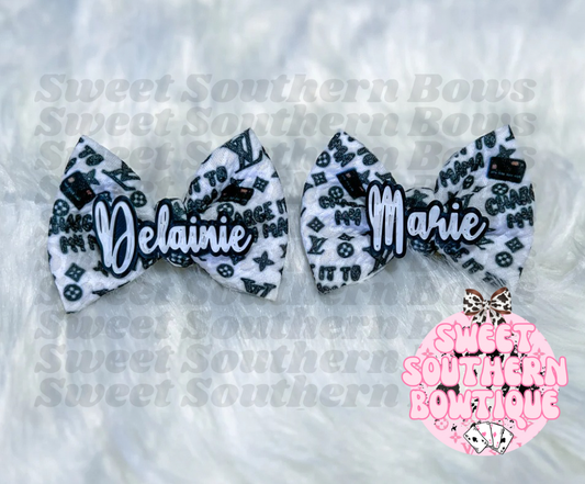 Personalized Name Clip - Piggies